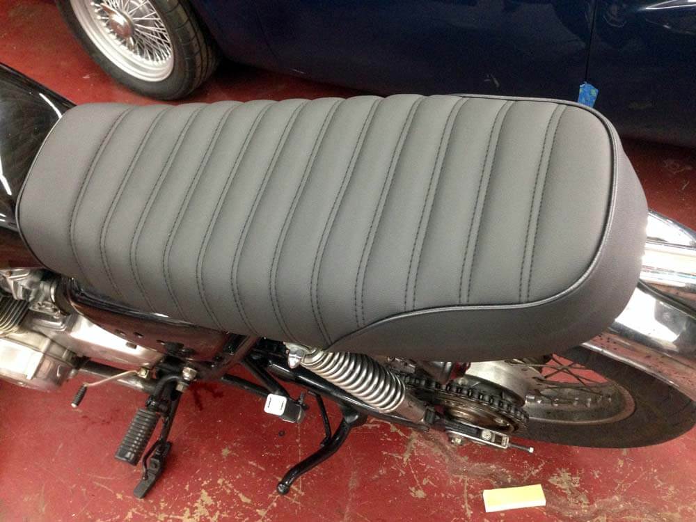How to Reupholster a Motorcycle Seat 