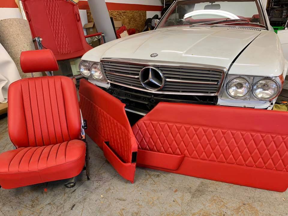 Classic Mercedes Benz Upholstery Repair 